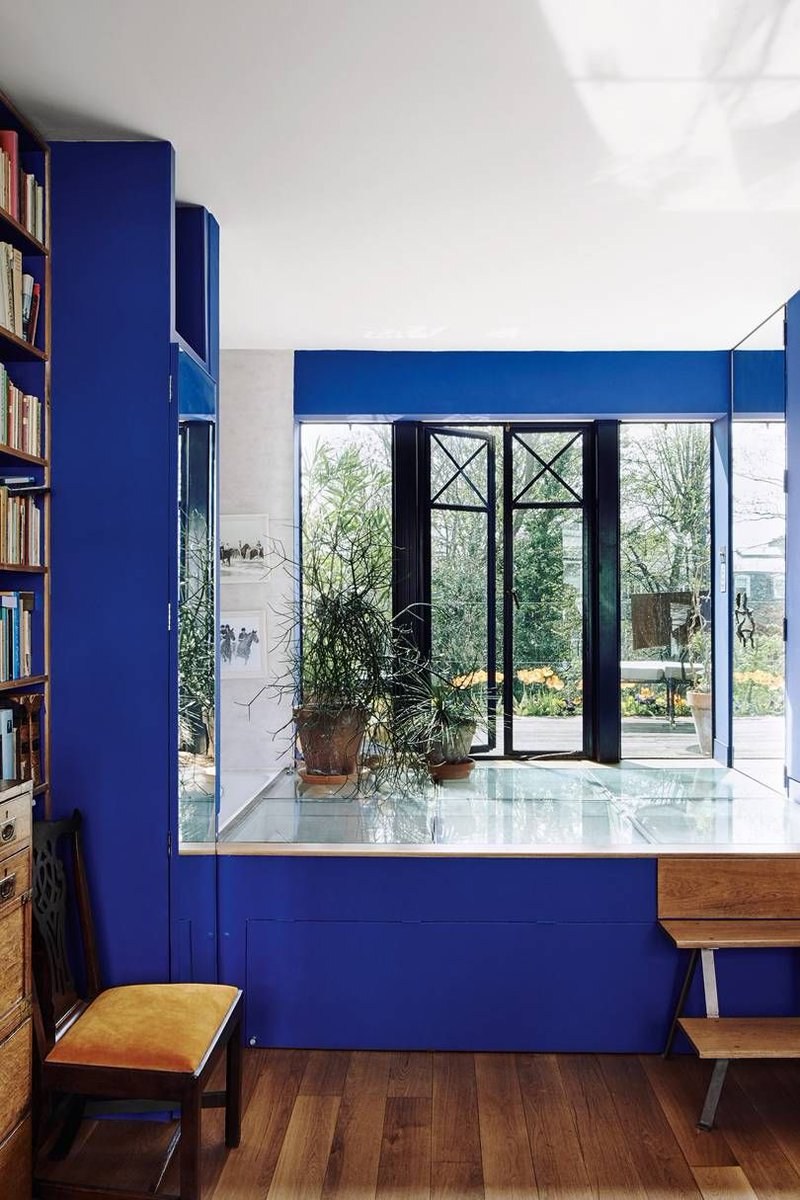 _houseandgarden's tweet photo. A brief history of Yves Klein and how to bring his blue in to your home: https://t.co/FVrVXk3jCh https://t.co/v65C6GzH2H