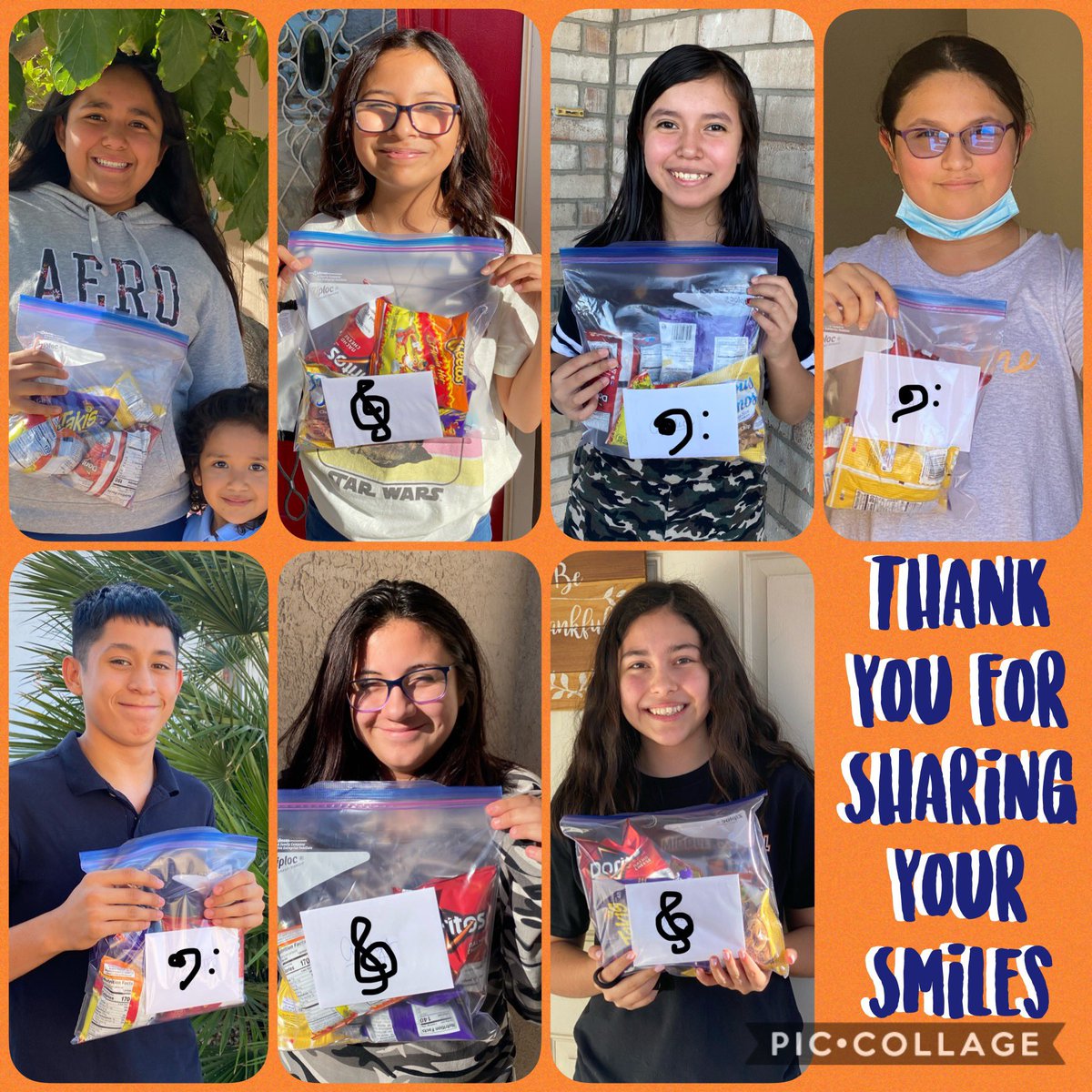 Choir_HMS's tweet photo. 📸 Camera ready 🎥 Second group of winners in the “Show Me Your Face Raffle!!!” Thank you for making the virtual world, personable! 💙🧡💙🧡#CreatingBonds #CavPride #ChoirRocks #ShowMeYourFace @Hernando_MS @AGallego_HMS @vestrada_HMS @RNava_HMS @SISD_FineArts https://t.co/1U2hlgpChR