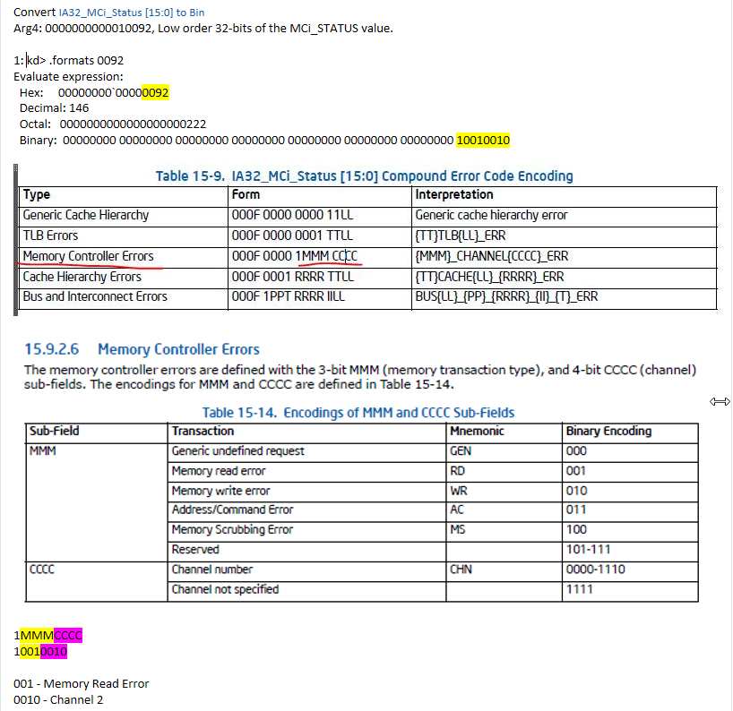 vagnerpilar's tweet image. How to find out what exactly DIMM is failed? #Bugcheck 0x124 #WinDBG