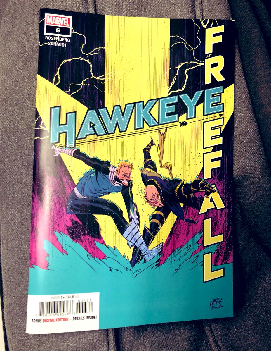 bryancburge's tweet photo. Loved, loved, loved this book, #HawkeyeFreefall 6, go get the run and read the whole thing...is this the last issue? Geez I hope not, great work by #Rosenberg and #OttoSchmidt! https://t.co/LROCLErsvK