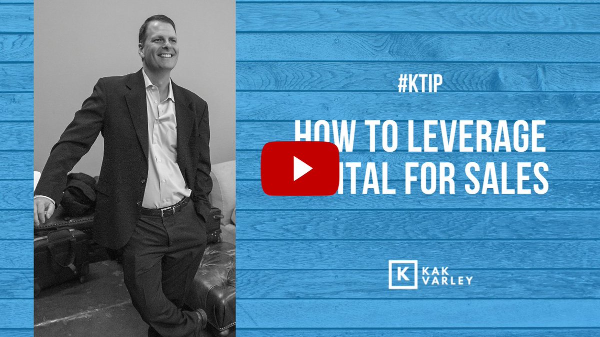 KakVarley's tweet photo. For this #kTip, we discuss the strategies you can leverage in the digital world to help your sales. https://t.co/5dskko5PQc 

A big thanks to @csuitenetwork and @JeffreyHayzlett for this story! https://t.co/oz3nJBcb40