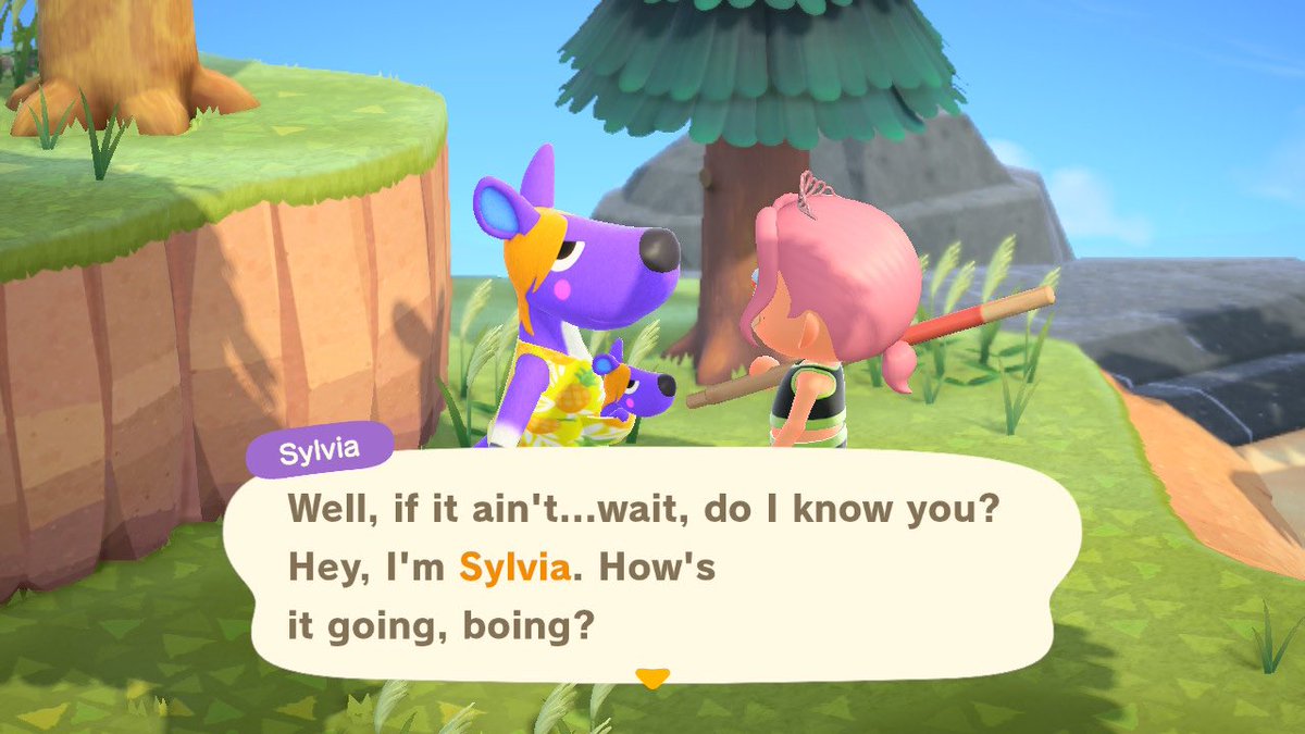 juulisle's tweet photo. villager hunting!!
1- hazel, ehh not for me
2- sylvia lmao the hair &amp; the catchphrase its a no, plus i dont love the kangaroos
3- anabelle, superrrr cutie but i have 3 peppies lmfao
4- spike, aw matching bandaids, but no
#acnh #AnimalCrossingNewHorizons https://t.co/gvAL0e6dyq