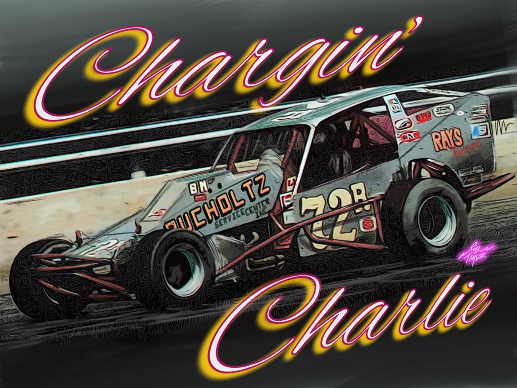 Normally this weekend I’m up at @CTMPOfficial  with @NASCAR_Trucks @RacingNorm  spotting in turn 3 instead I’m going to draw up the racers I grew up with @Merrittville @Ransomville @NewHumberstone  all weekend  here’s one of the best. #chargincharlie  Rudolph 🏁🇨🇦👍🏁🇨🇦👍