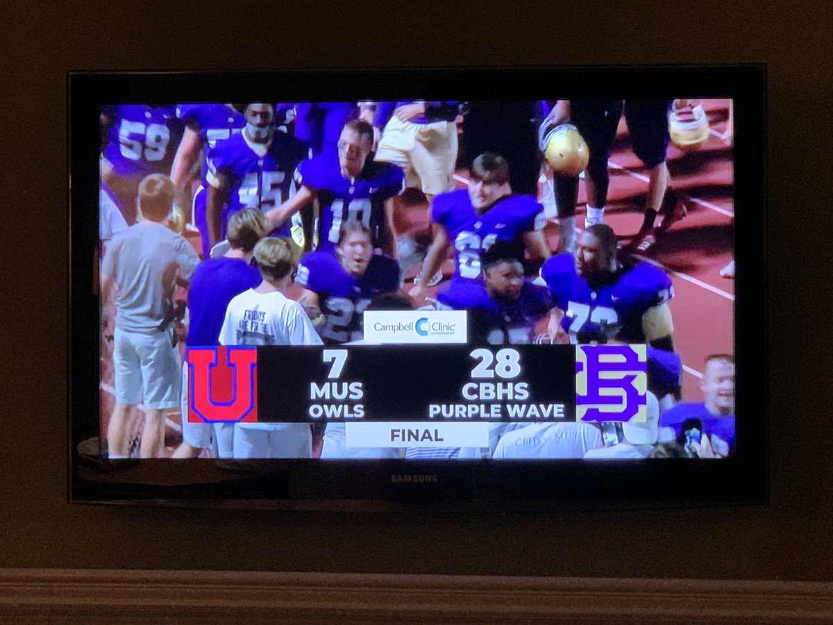 Sweet. Congratulations to <a href="/CBHS_Football/">CBHS Football</a> <a href="/CBHSMemphis/">Christian Brothers High School</a>.