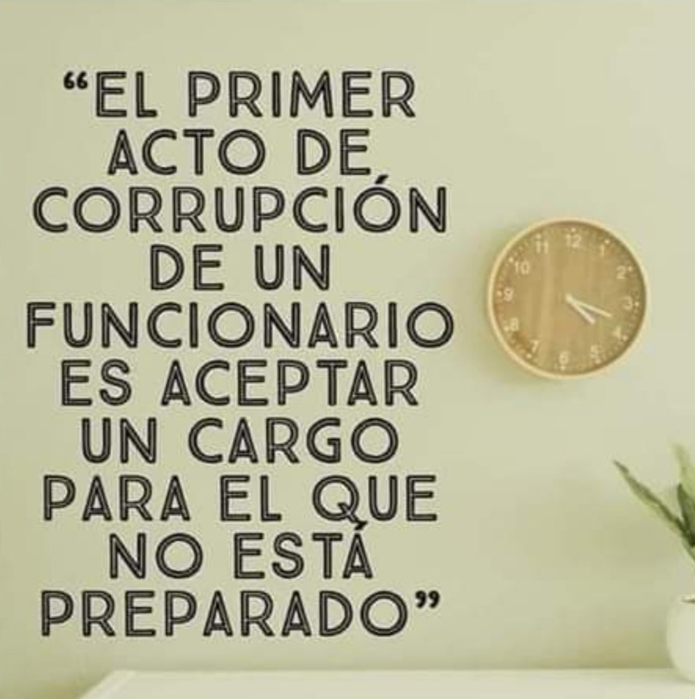 javierpjec's tweet photo. Combatir la corrupción es acabar con esas designaciones que no aportan a la solución de los  problemas e iniciativas socio ambientales. https://t.co/1AQGtp8IXc