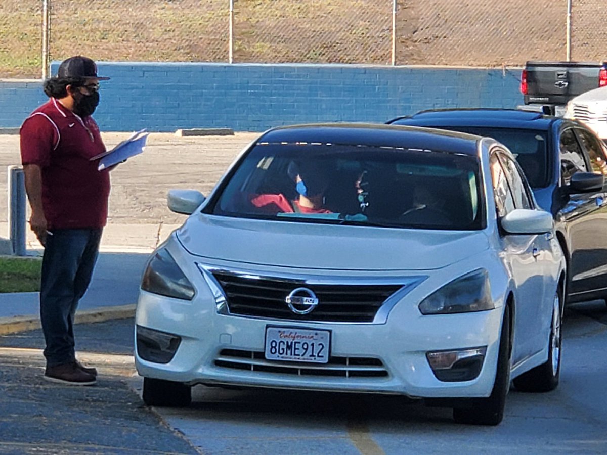 In it together, Santana having a Drive In Orientaion.  Welcome Eagles! #WeAreRUSD <a href="/Santana_Eagles/">Santana Eagles</a> <a href="/RowlandSchools/">Rowland Schools</a>