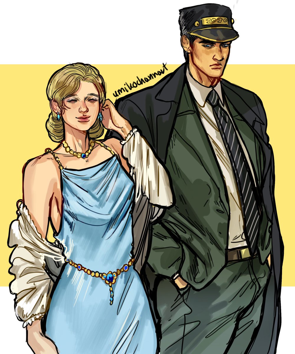 umikochannart's tweet photo. Beauty is in their genes 😩🤲 #JoJosBizarreAdventure https://t.co/LLWW5mi6ww