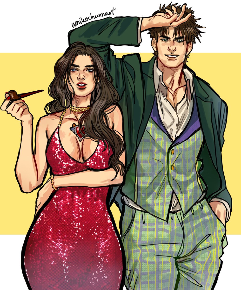 umikochannart's tweet photo. Beauty is in their genes 😩🤲 #JoJosBizarreAdventure https://t.co/LLWW5mi6ww