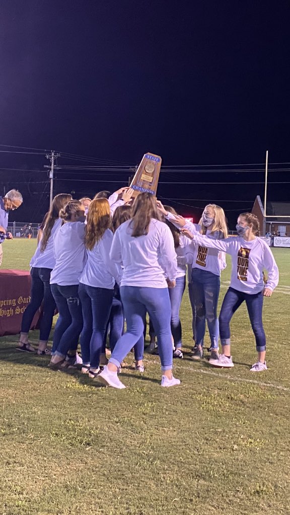 Coach Savarese presenting Coach Ricky Austin and the <a href="/SpringGardenHS/">Spring Garden High School</a> Girls Basketball team their State Championship trophy. Assistant Coaches include Dana Austin and Damon McDonald

This was their 7th 1A Championship, the most in AHSAA history!