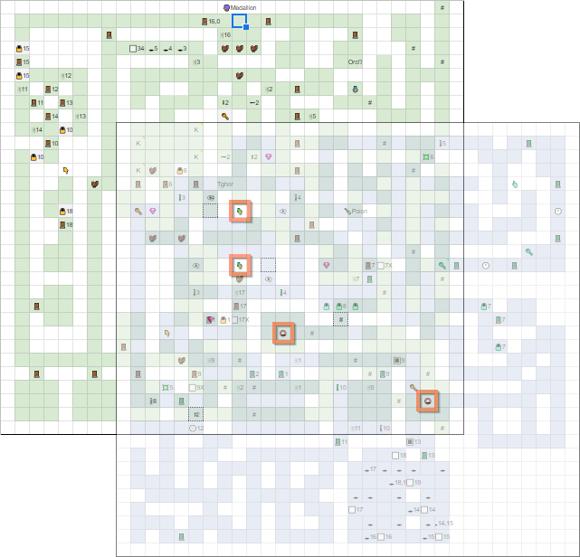 One more thing about maps tonight - I'm not sure if it's somehow rude of me to be impressed by this, like I was expecting less, but I was amazed when I realized the floors lined up with each other! Stairs/pits aren't teleports, they're spatially consistent between floors.