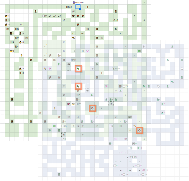 One more thing about maps tonight - I& #39;m not sure if it& #39;s somehow rude of me to be impressed by this, like I was expecting less, but I was amazed when I realized the floors lined up with each other! Stairs/pits aren& #39;t teleports, they& #39;re spatially consistent between floors.