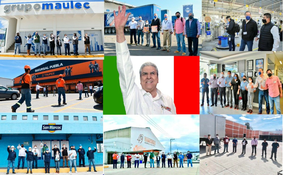 CTMPuebla's tweet photo. Siguiendo Las Orientaciones de Nuestro Líder Nacional de @CTM_MX 🇲🇽 Don @CarlosAceves_ 🇲🇽 SIEMPRE CERCA de NUESTROS COMPAÑEROS, Haciendo Equipo: Trabajadores, Empresarios y los Tres Niveles de Gobierno, Federal, Estatal y Municipales, Para Superar JUNTOS la Pandemia #Covid-19 https://t.co/D8bWrDUL6i