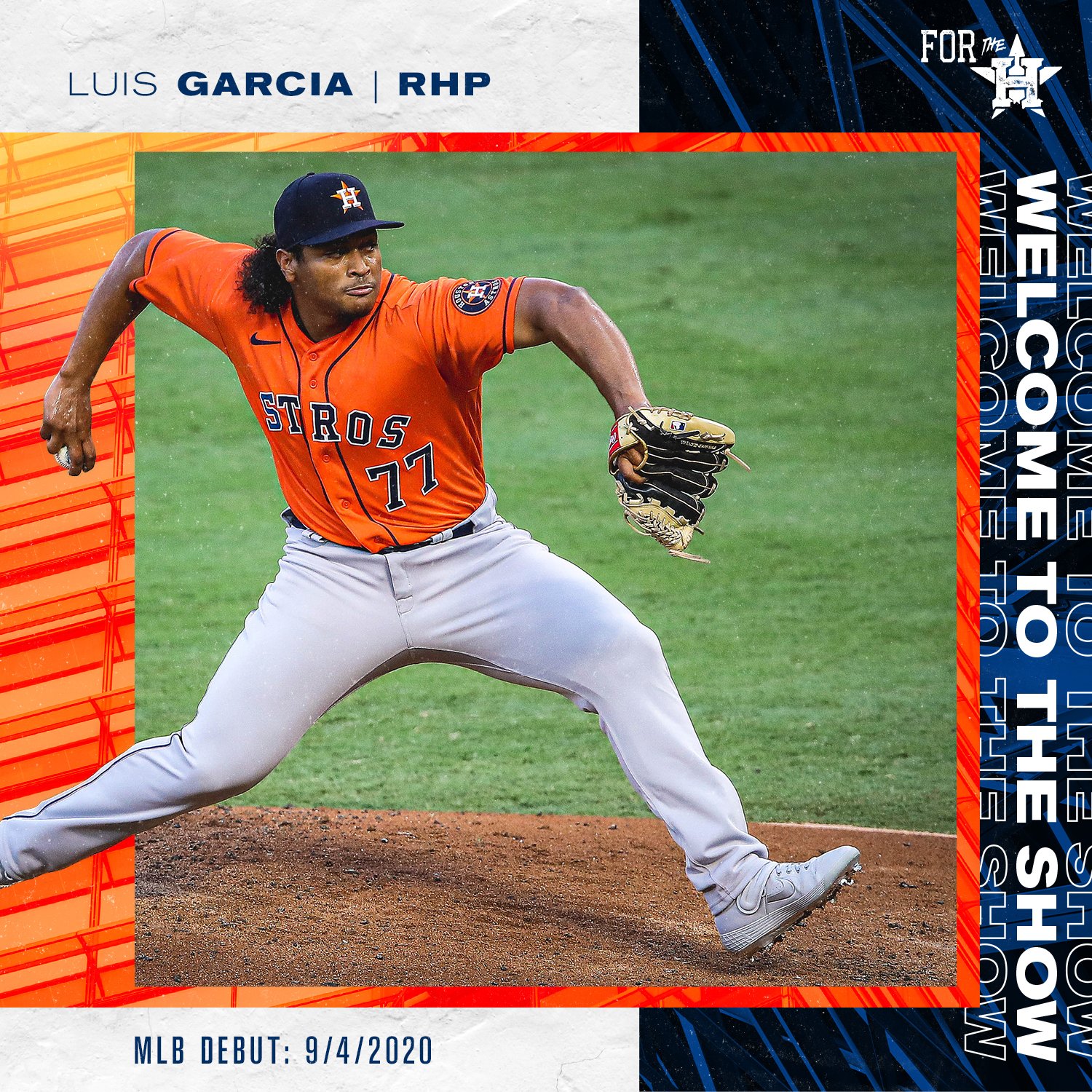 Houston Astros on X: Welcome to the Show, Luis Garcia! #ForTheH