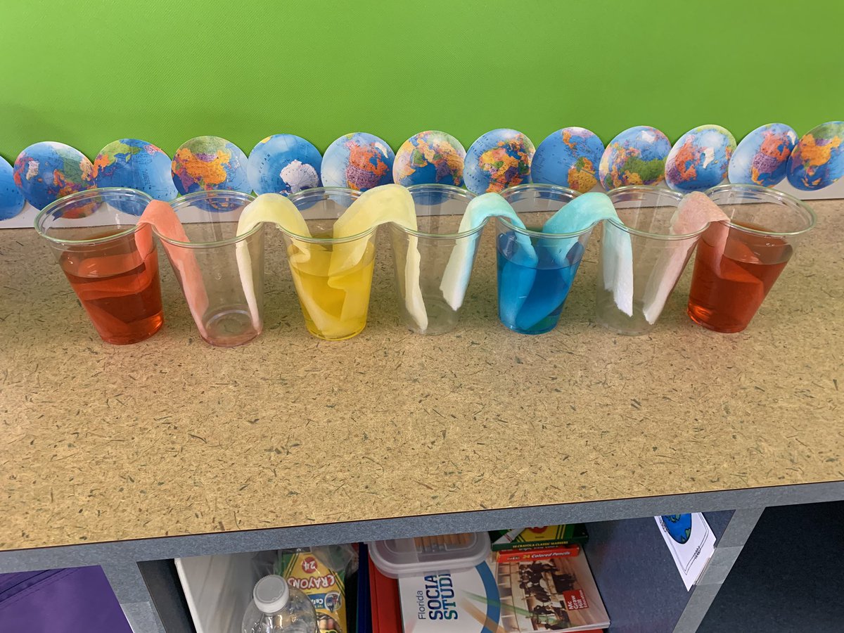 chparker613's tweet photo. Our first science experiment of the year! We are excited to see what it will look like when we get back to school next week. #walkingwater #secondgradescientists @SPEHAWKSNAPLES https://t.co/dJAe5ifiGv