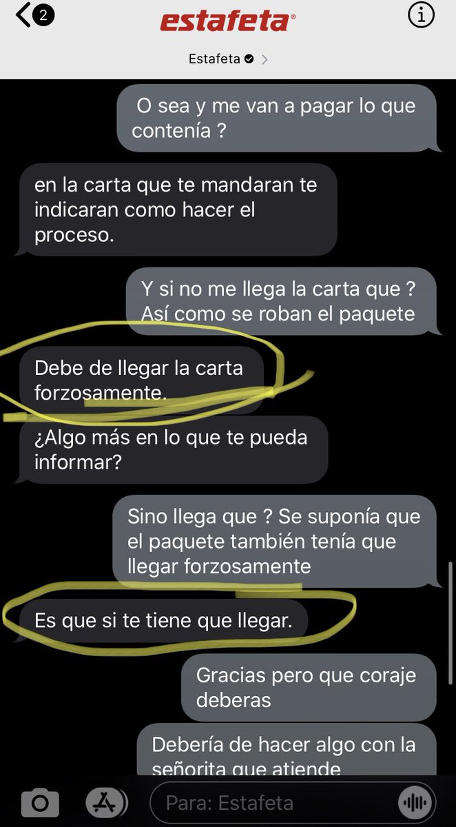 Danielan_n's tweet photo. @estafeta No he salido ayer ni hoy por esperar su carta y no llego nada!!!!!No se extraviaría como mi envío ? 😭😭😭😭😭😭😭😭😭😭😭😭😭😭😭😭 https://t.co/xPa9sKQa3H