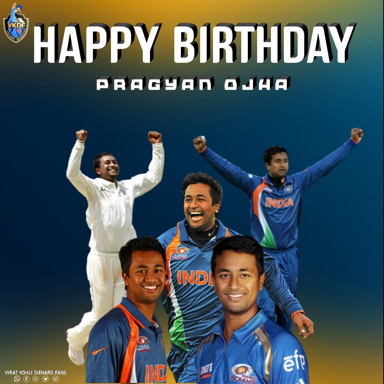 HAPPY BIRTHDAY PRAGYAN OJHA       