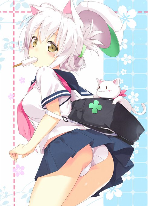 「重いんだから自分で歩きなさぁ～い!」
むちむちきょぬ～夏セーラー猫耳ロリっこちゃんの登下校!
セーラーの生地がお乳でひっぱられてお腹がちらっと見えるのが大好きデス! 