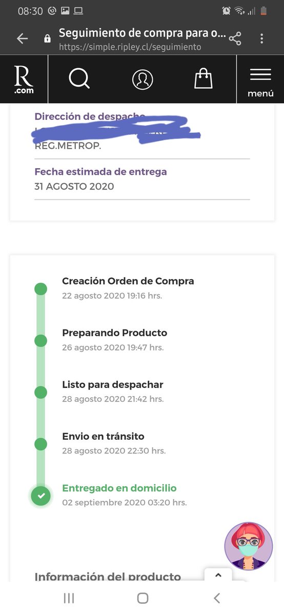 pinkadcs1's tweet photo. @ConstanzaBrice8 @DenunciasRetail @RipleyChile @SERNAC No eres la única yo nunca lo recibí y nadie responde https://t.co/5SdZyCEocG