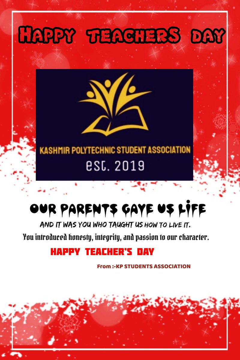 Kashmir Polytechnic Students tweet media