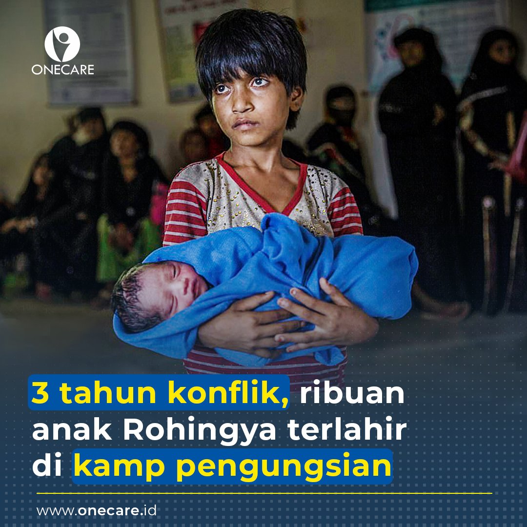 onecareid's tweet photo. Ribuan Anak Rohingya Terlahir Di Kamp Pengungsi.

Simak selengkapnya di laman resmi One Care!
Instagram :
https://t.co/AHepz2suJy

Facebook :
https://t.co/hgIfWLGb4s
.
#KabarKemanusiaan #Rohingya #Indonesia #Kemanusiaan #Humanity
#Humanicare #Nutricare #Educare https://t.co/vcpuoAPggy