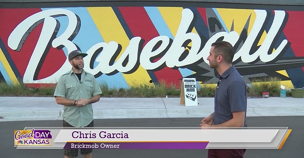 Check out our interview w/ Josh Silverman at KSN <a href="/GoodDayKansas/">Good Day Kansas</a> 4 a little insight into our new <a href="/WindSurgeICT/">Wichita Wind Surge</a> mural &amp; a bit about who we are &amp; where we came from! 
ksn.com/gooddaykansas/…
#BringingKansasToYou #brickmob #brickmobbrickup #mural #gooddaykansas #windsurge @SJCF_arch
