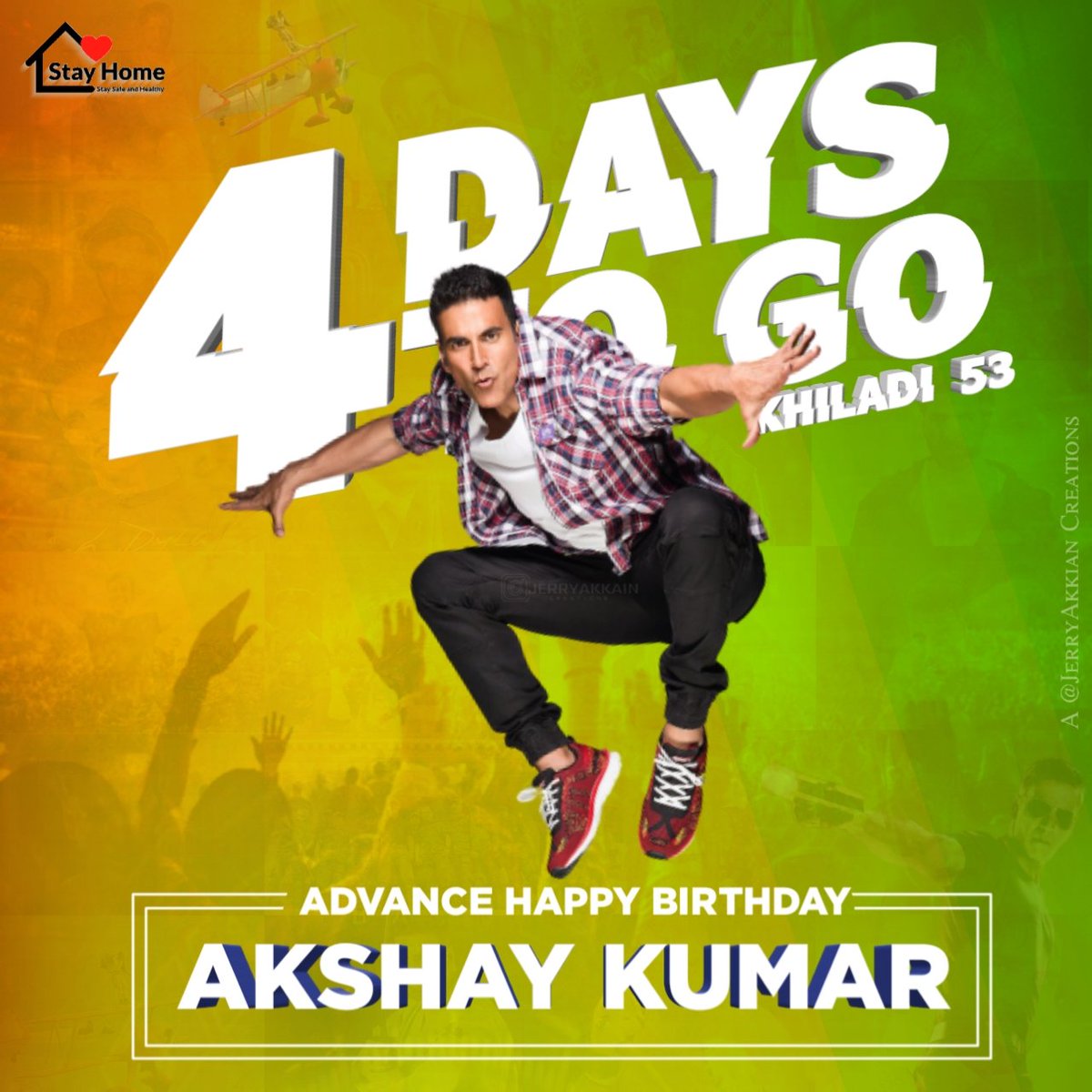 Bhushanadhau1's tweet photo. Get Ready For The Biggest Festival Of Akkians In 4 More Days ๐
@akshaykumar
#AkshayKumar โฅ
#4DAYSTOAK53
#4DaysToAKSHAYsBDAY https://t.co/uTVOzsAc1U