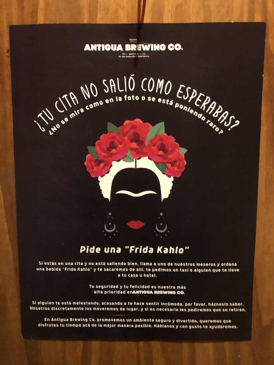 xhilleprandt's tweet photo. En Marzo fui a Antigua. Le tomé foto a éste rótulo que estaba pegado en todas las puertas de los baños de mujeres porque me pareció increíble. Hoy, nos encontramos aquí con éste anuncio machista y misógino, que lejos de promover un ambiente seguro, fomenta el abuso y la violencia https://t.co/D51qRdT7nc