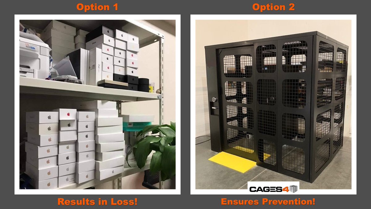 Cages4LLC's tweet photo. You have options! Let Cages4 customize your loss prevention solution! https://t.co/Nz2Kl1AFWc