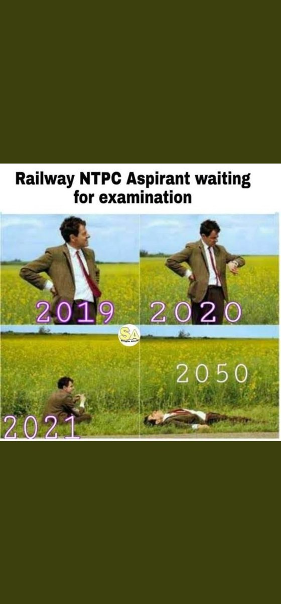 Premcha70480062's tweet photo. #RRBExamDates

#RRBExamDates #5Baje5Minutes
#RRBExamDates #rrbexamdates #5Baje5Minutes
#speakup
GOI  can give a befitting reply by strikes in China &amp; Pak after gaps.

When would @narendramodi  strike elephantine Unemployment prblm of 🇮🇳 ?

@RailMinIndia Conduct NTPC  Exams https://t.co/JrhdjBuBiE