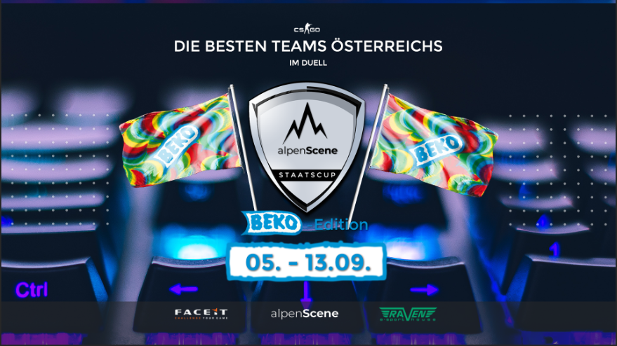 Endspurt 🕔
In zwei Stunden schließt die Anmeldung zum #Staatscup⛰️ <a href="/BEKO_NOLIMITS/">BEKO Engineering & Informatik</a> Edition Qualifier. Nutzt eure  Chance um am Hauptbewerb nächste Woche teilzunehmen und um tolle Preise mitzuspielen! 
Zur Anmeldung gehts hier entlang: new.alpenscene.at/2020/08/10/bek…