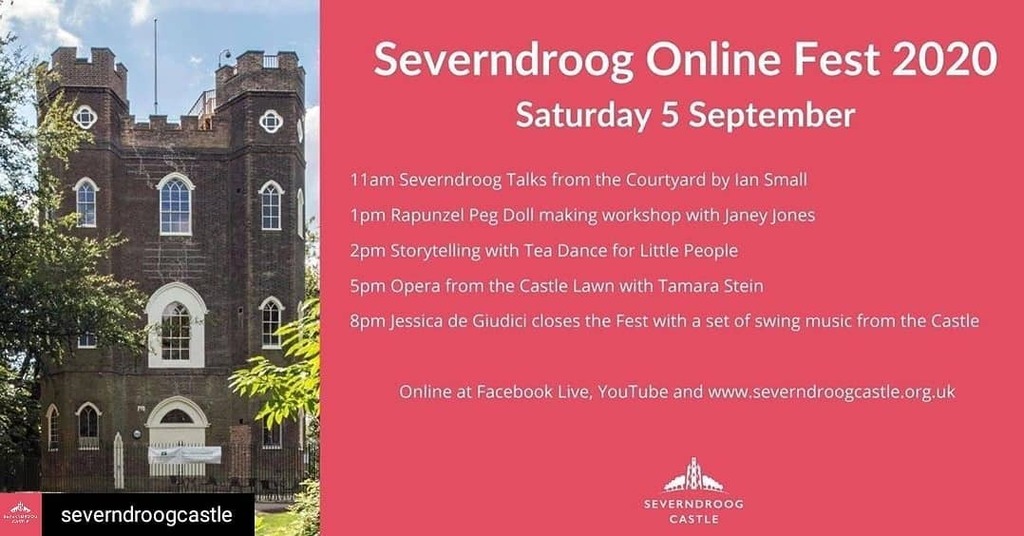 Reposted from @severndroogcastle As Severndroog Fest draws to a close, we have a packed day today with @tamarasteinsoprano @jessdegiudici.vocalist @tea_dance_for_little_people @janeyjonescollage and more #severndroogfest #severndroogcastle #onlinefestiva… instagr.am/p/CEv4tlgnLJD/