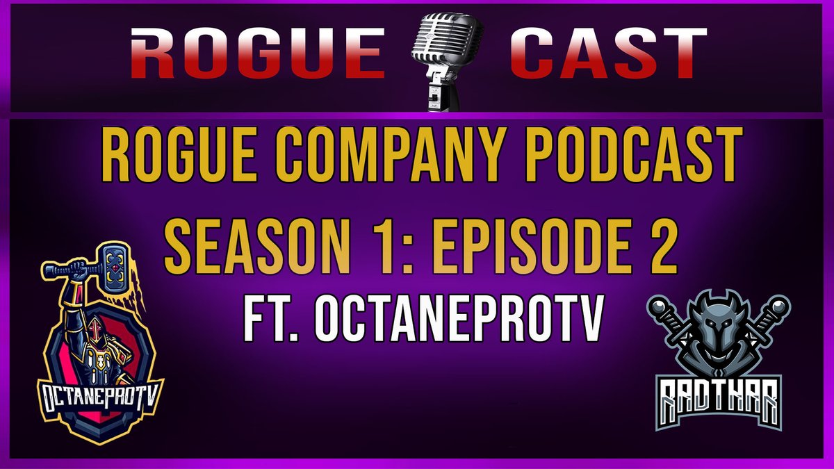 radthar's tweet photo. ROGUECAST episode 2 ft @OctaneProTV goes up in 8 hours: 18:00 BST / 13:00 EST! Tune in as we talk about Content Creation, Hi-Rez Studios, Rogue Company Lore and so much more!! #RogueCompany #RogueCast @RogueCompany @RogueNewsMore @ScottGandhi 

https://t.co/RPMWm1kBul https://t.co/p3OSbj5qJi