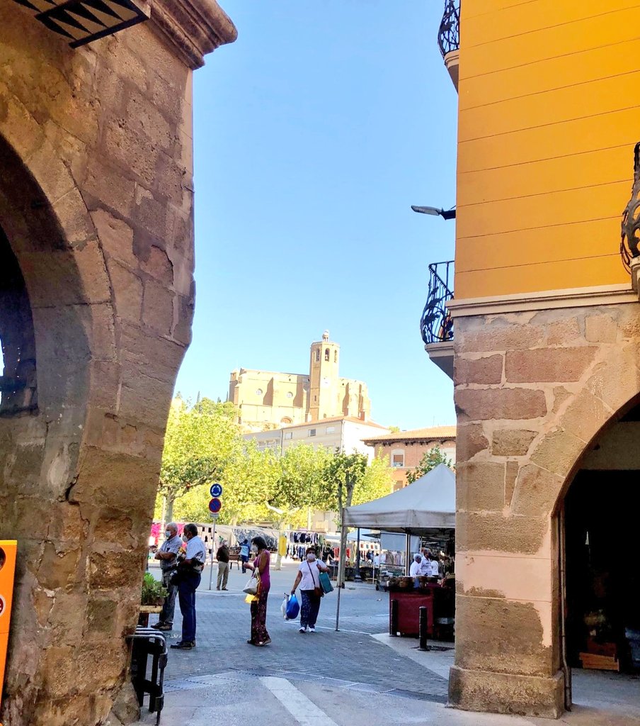 Com ens agrada de sortir retratats en aquestes boniques estampes balaguerines... 💚💚