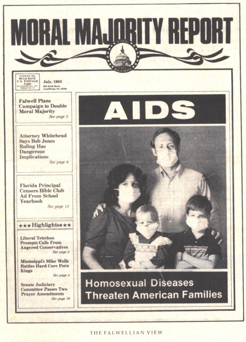 Apparently, the Moral Majority once supported the wearing of face masks (to stop a disease that was not airborne). First ran across this when teaching about  @anthonympetro's work on AIDS and American religion.
