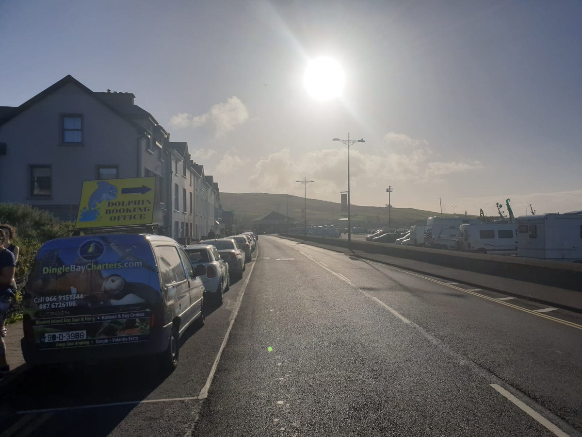 What a day for a run! Dingle start line looking a bit empty this year, but #wewillbeback #rundingle