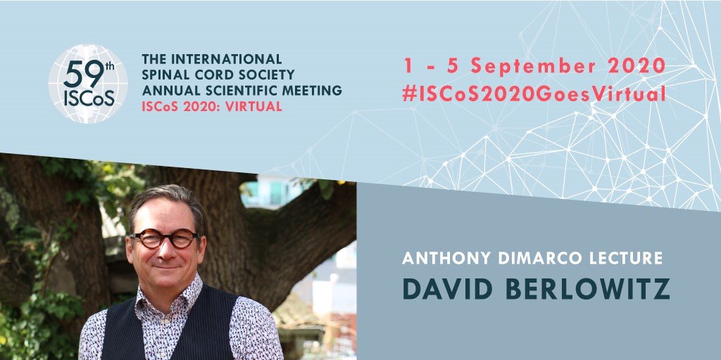 ISCoSmeetings's tweet photo. Prof David Berlowitz will be presenting on Sleep Disordered Breathing after Spinal Cord Injury for our Anthony DiMarco Lecture starting soon are 10:00am BST have your questions ready for the live Q&A session directly after the presentation #ISCoS2020 #virtual #spinalinjury https://t.co/AJgZdYO6V8