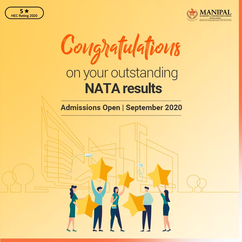 Now that you’ve passed NATA with flying colours, it’s time to choose the best for your architecture career. Enrol in the 5-star rated university, #MAHEDubai’s Bachelor in Architecture program this academic session. Admissions Open! 

#NATAExam #nata2020 #NATAResults