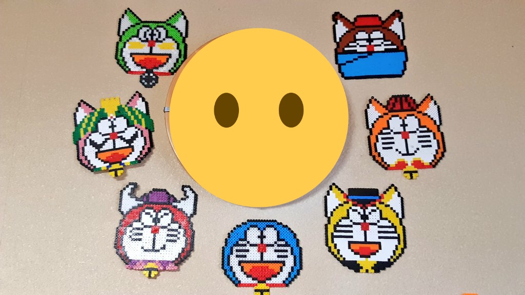 Ss原 アイロンビーズ 我ら ドラえもんズ