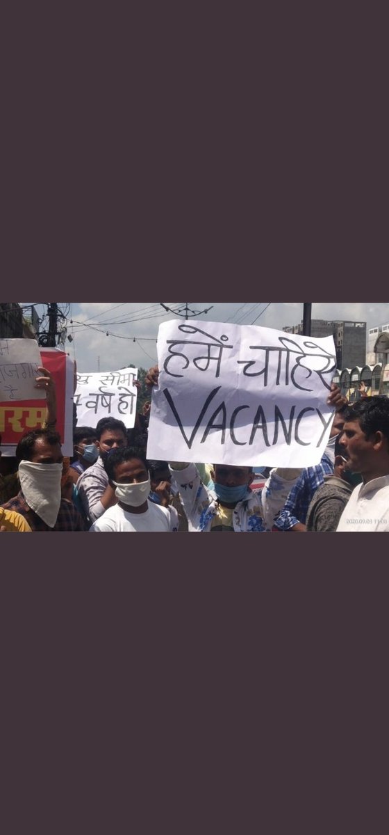 Premcha70480062's tweet photo. #RRBExamDates
#speakup
#RRBExamDates
#SpeakUpForSSCRailwaysStudents
Youth want -
1.Timely examination
2.timely posting
3.timely conduct rrb ntpc/group d
We will not stop until we get the exam date of rrb ntpc.
(JAY HIND JAI BHARAT)
@PMOIndia @EduMinOfIndia @CareerwillApp https://t.co/CT5Pt3tWn3