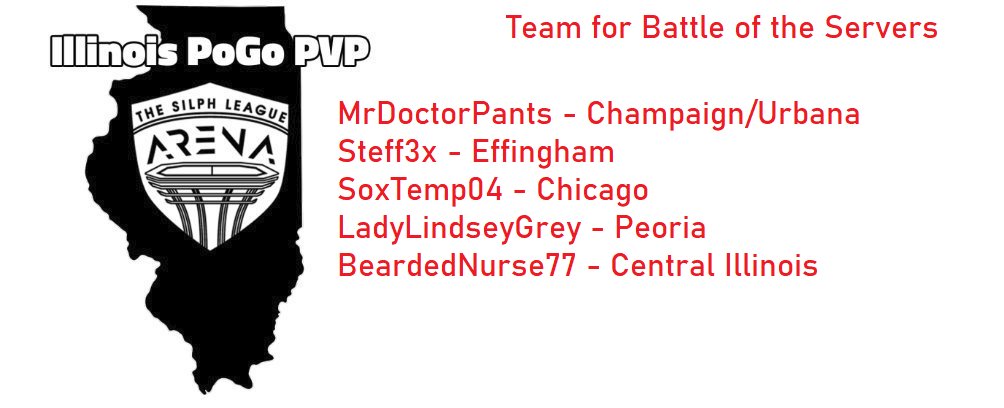 IllinoisPvp's tweet photo. The 5 member team that will play in @ArkansasPvP #BattleOfTheServers team event that begins today - @steff3x @M_Doctorpants @LadyLindseyGrey https://t.co/TRd6KGWUyK