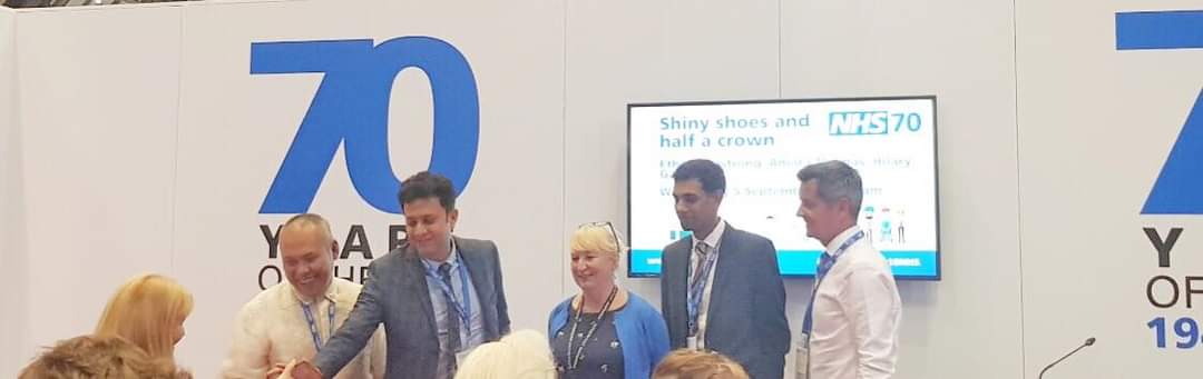 dence10's tweet photo. #saturdaythrowback
@Expo18NHS

NHS Health and Care Innovation Expo
Manchester Central 05-06/09/2018 with
@AntonyTiernan @DrHNaqvi

Sharing NHS stories

Supporting @PNA_UKnurses 
Supporting #NursesWhoTweet 
Supporting #prisoNurse 
Supporting #EndHCWBanNow https://t.co/QzbU7HctuK