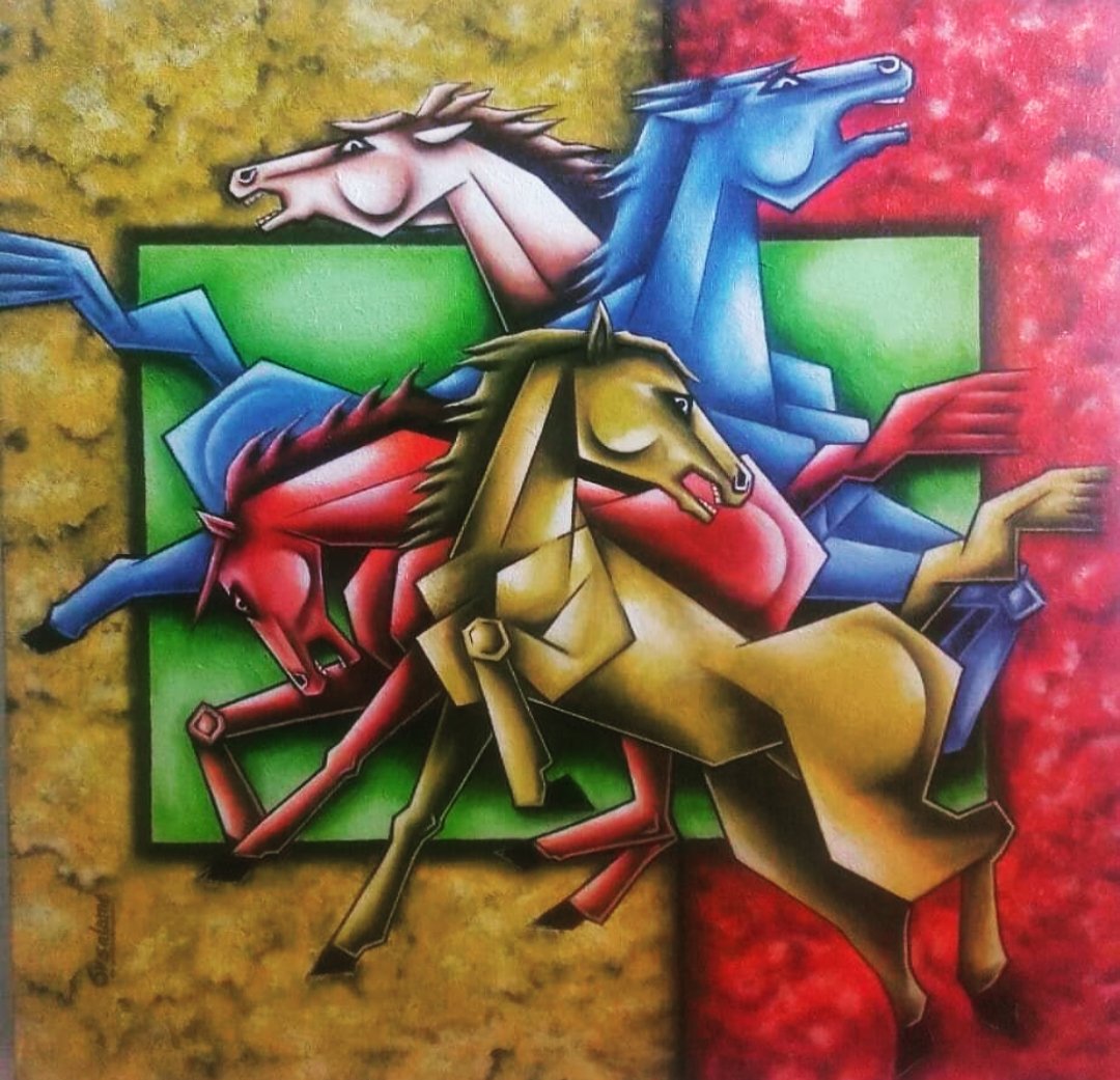 My painting#Horses #acrylicpainting on Canvas for #sale..
#artcurators #ArtistOnTwitter #art #artists #ArtBasel #TwitterMomentOfTheDecade #ArtistOnTwitter #artontwitter #painting #paintingwarhammer #paid #contemporaryart #GooglePay2020 #FridayMotivation #BollywoodStars #HomeDecor