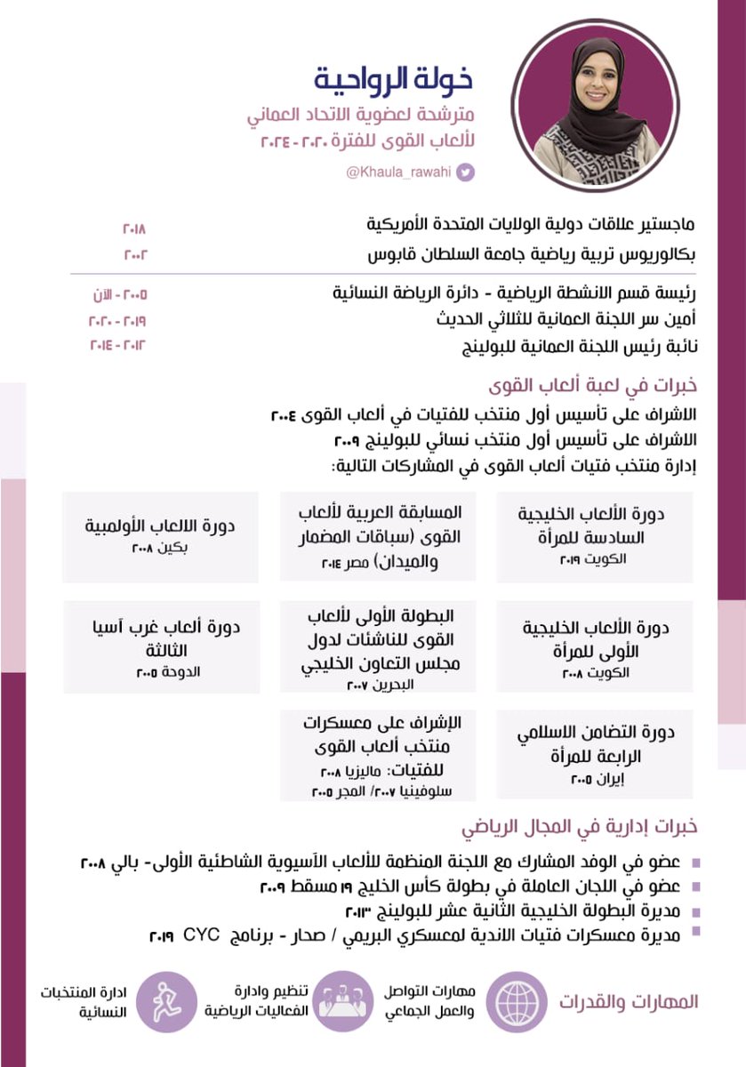 khaula_rawahi's tweet photo. بسم الله وتوكلت على الله .. اللهم اسألك الاخلاص والاتقان في جميع أعمالي 💜
الإتحاد_العماني_لألعاب_القوى https://t.co/QoA9ImW4Iz