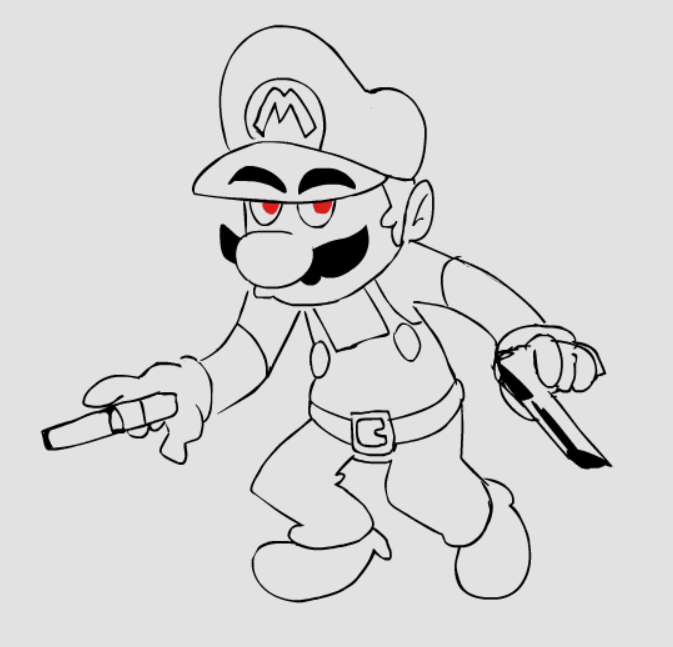 a swagger mario plus weegee 