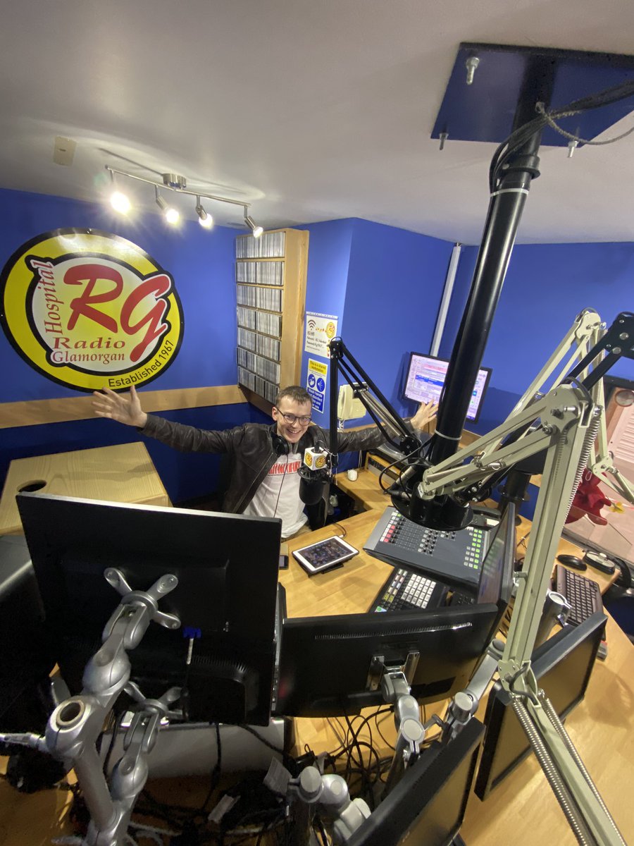 radioglamorgan's tweet photo. He’s live until 12! @TheLiveLuke is back in the studio at @CV_UHB
https://t.co/EAzoQaX8ni https://t.co/4DoAfQGN3H