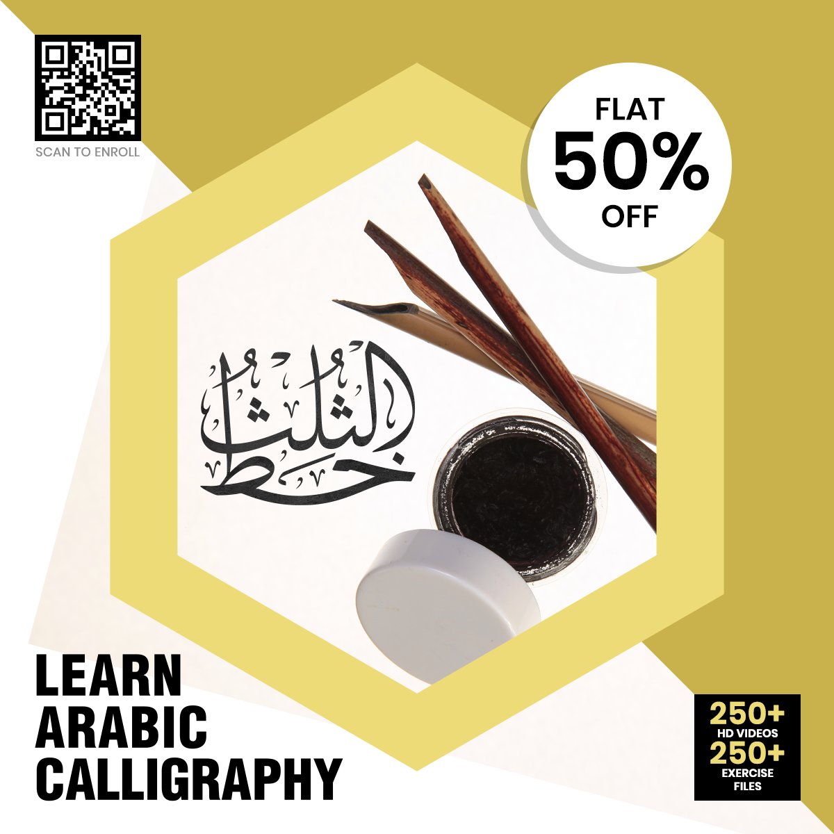 OkashaCF's tweet image. Get 50% OFF on the best Arabic Calligraphy Course
Thuluth for Beginners: bit.ly/thuluth50

#OkashaSahil #CalligraphyCourse #ArabicCalligraphy #ArabicCalligraphyCourse #LearnCalligraphy #LearnArabicCalligraphy #CalligraphyTutorials #CalligraphyVideos #CalligraphyWorksheet