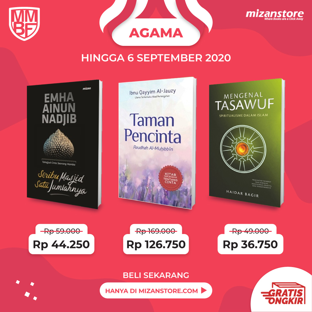 mizanstore's tweet photo. ((((HARI TERAKHIR))))

diskon 25-90%
#MMBF
#MizanMerdekaBookFair

Ayo diborong, ajak temenmu beli juga! Mau buku agama ada, buku anak ada, parenting adaaaa~

Inget ya, aku tunggu checkoutnya sampai jam 23.59 WIB https://t.co/nL9DLg8PBD