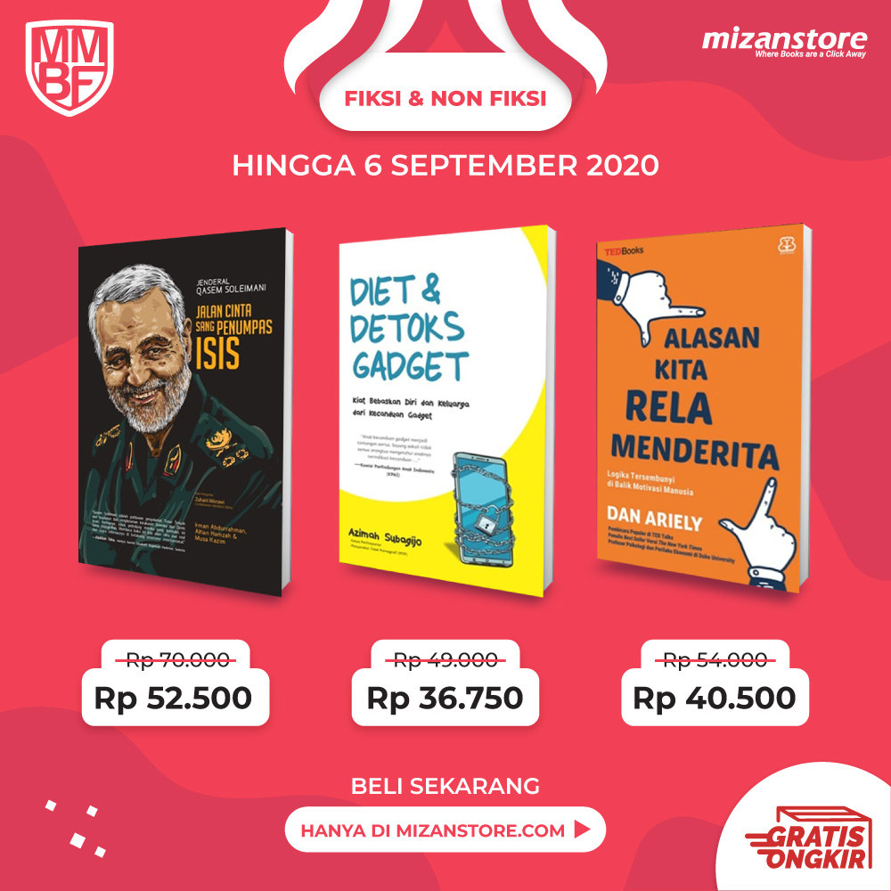 mizanstore's tweet photo. ((((HARI TERAKHIR))))

diskon 25-90%
#MMBF
#MizanMerdekaBookFair

Ayo diborong, ajak temenmu beli juga! Mau buku agama ada, buku anak ada, parenting adaaaa~

Inget ya, aku tunggu checkoutnya sampai jam 23.59 WIB https://t.co/nL9DLg8PBD