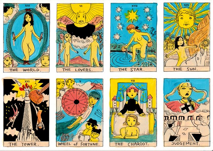 【書店特典】
🔮9/11発売🔮
そしてこちらは「特典取り扱い書店」でアマゾネス・キス2巻を購入すると、特製タロットカードが1枚ついてくるというキャンペーンです💫(予約キャンペーンとは別物ですのでご注意ください。)取り扱い書店は3枚目の画像をチェックしてください! 