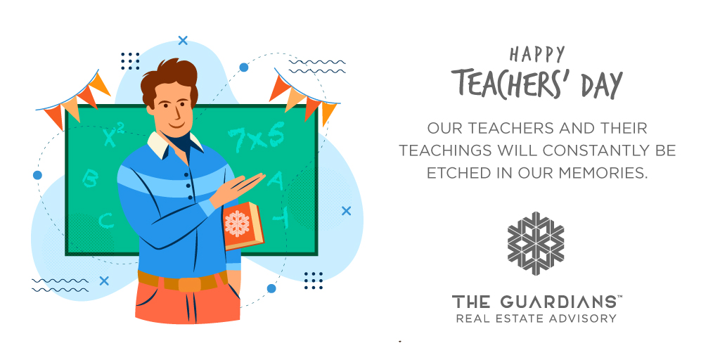 TheGuardiansREA's tweet photo. Teachers are like a rushlight who contribute their entire life in giving light and desired education to their students. Happy Teachers' Day!

#GuardiansRealEstateAdvisory #TeachersDay #Teachersday2020 #OurGuardian https://t.co/qpITqAI44a
